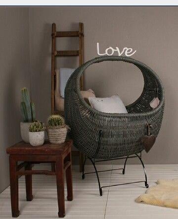 Celine Wieg Grijs - Stijlvol en Comfortabel, Ophalen, Zo goed als nieuw, Wieg