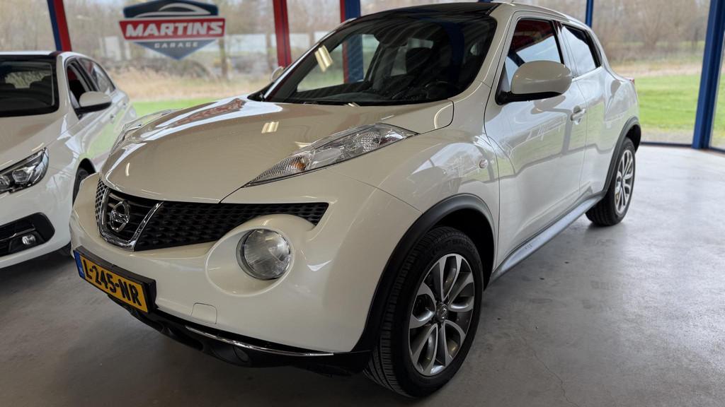 Nissan Juke 1.6 Connect Edition, Euro 5, Stof, 4 cilinders, Wit