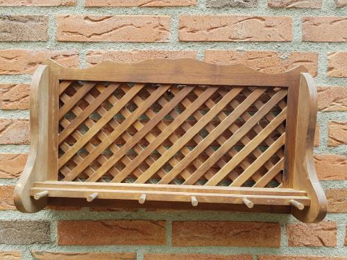 kop en schotel houder vintage, van hout, Diversen, Ophalen of Verzenden, 'T Olde Gre-j, Info@toldegrej.nl, Endepoelstraat 20f Didam