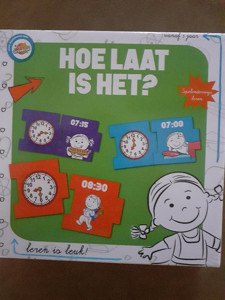 Nieuw spelletje leren klokkijken, Ophalen of Verzenden, Nieuw, Ontdekken