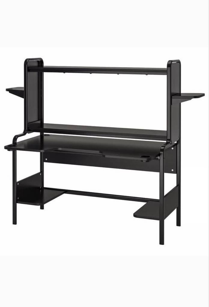 Ikea Fredde Gaming Bureau - Zo goed als nieuw, Opbergruimte, Ophalen of Verzenden, Zo goed als nieuw, IKEA