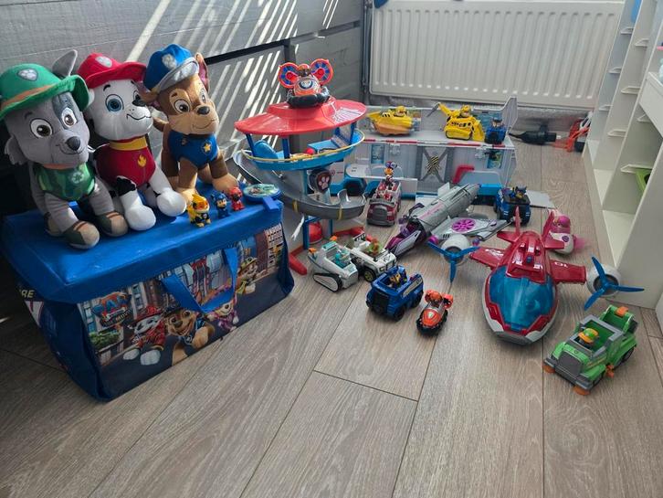Grote Paw Patrol speelgoed collectie met uitkijktoren, Kinderen en Baby's, Speelgoed | Overig, Gebruikt, Jongen of Meisje, Ophalen of Verzenden
