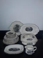 Antiek Sc Maestricht landschap zwart, Verzenden