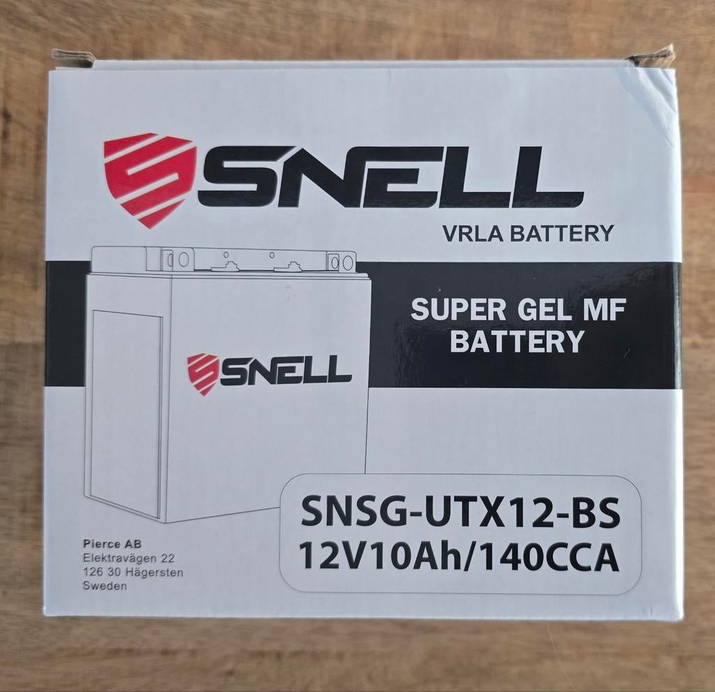 Nieuwe! Snell motorfiets accu 12V 10ah UTX-12-BS, Ophalen of Verzenden