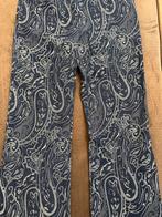 Zara broek met paisley print, Maat 38/40 (M), Blauw, Nieuw, Ophalen of Verzenden