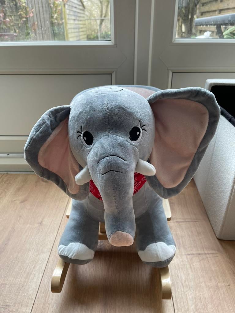 Spielwerk schommelolifant, Ophalen, Zo goed als nieuw