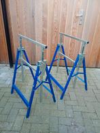 In hoogte verstelbare schragen - Set van 2, Doe-het-zelf en Verbouw, Ophalen of Verzenden, Gebruikt, Minder dan 70 cm