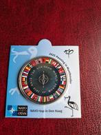 ZELDZAAM NAVO-top Den Haag Penning 2025 Bedrukte Munthouder, Ophalen of Verzenden, Overige materialen, Nederland