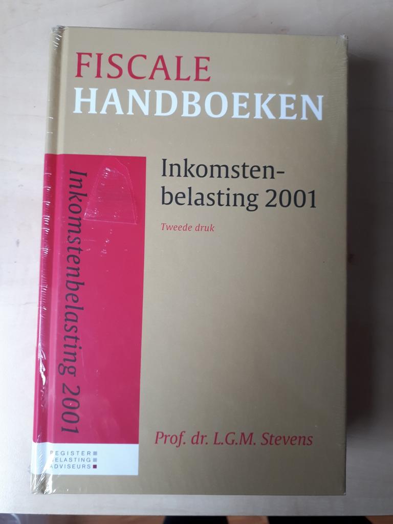 Fiscale handboeken Inkomstenbelasting 2001 2e druk Stevens, Boeken, Studieboeken en Cursussen, Nieuw, Ophalen of Verzenden, Prof. dr. L.G.M. Stevens