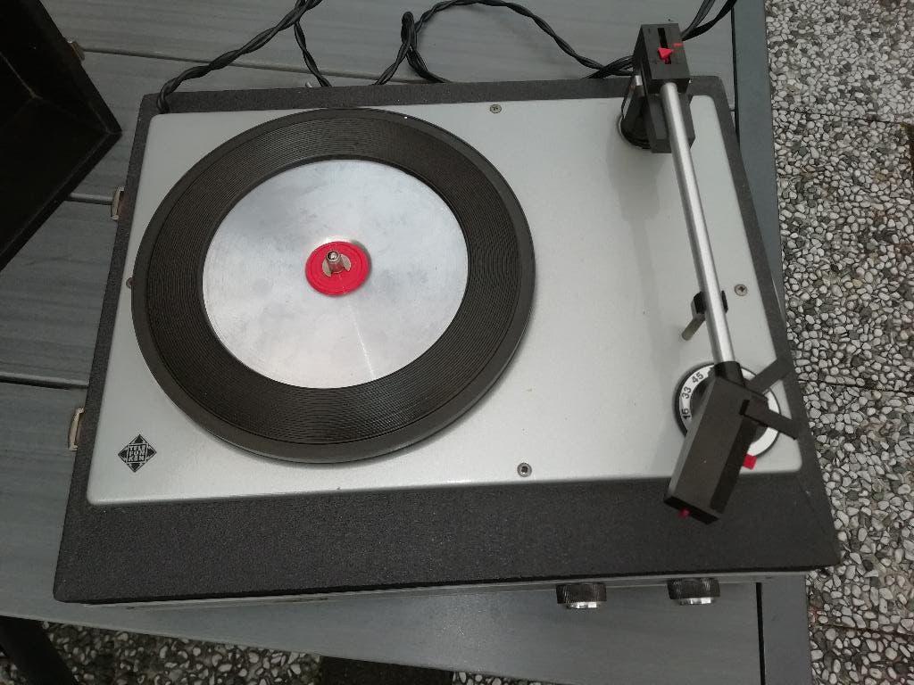 retro vintage telefunken 108 sv koffer grammofoon pick up, Ophalen of Verzenden, Gebruikt, Platenspeler, Overige merken