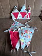 Feestmuts en slinger met cupcake print, Ophalen of Verzenden, Nieuw, Versiering, Verjaardag