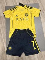 CR7 Ronaldo Al Nassr thuis tenue (maat 140) NIEUW ️, Maat XS of kleiner, Verzenden, Nieuw, Set