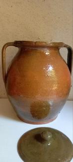 Antiek steengoed Frans/Italiaans(?) inmaakpot, Antiek en Kunst, Ophalen of Verzenden