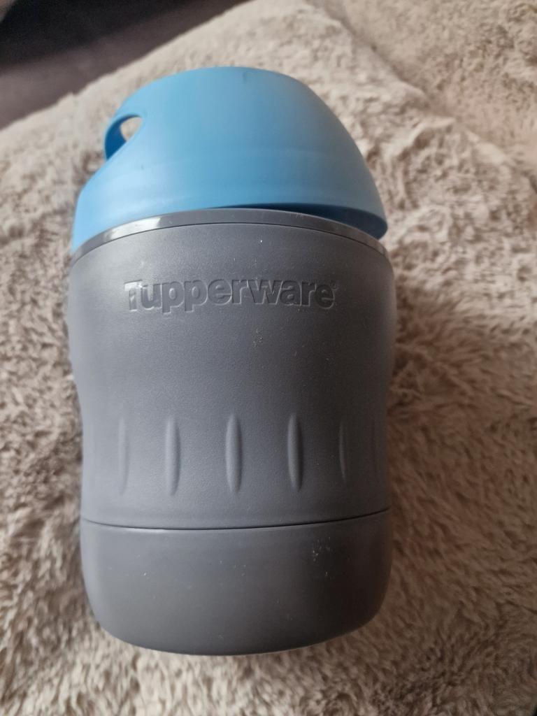 Tupperware geïsoleerde voedselcontainer.Twee stuks,500 ml/2L, Ophalen of Verzenden, Zo goed als nieuw, Blauw, Overige typen