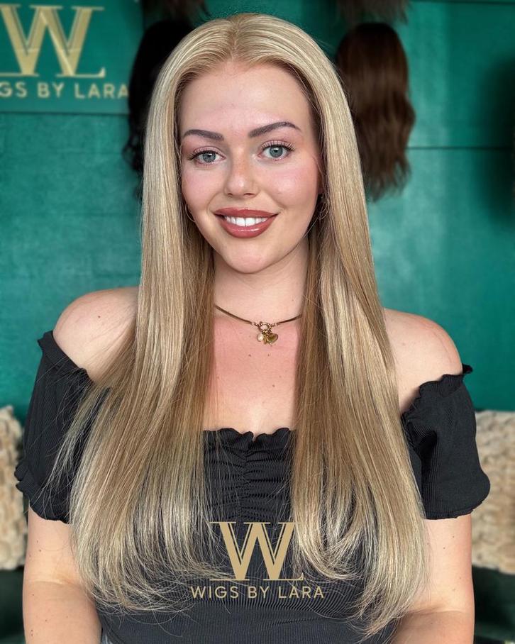NIEUW! GLUELESS Wigs by Lara human hair wig pruik haarwerk, Sieraden, Tassen en Uiterlijk, Uiterlijk | Haarverzorging, Nieuw, Pruik of Haarverlenging