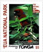 2017 Tonga Aanbieding  25 jaar 'Eua Nationaal Park  Papegaai, Ophalen of Verzenden, Postfris, Dier of Natuur