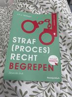 Strafrecht HBO rechten boeken, Overige vakken, J.H.J. Verbaan, Ophalen of Verzenden, Zo goed als nieuw