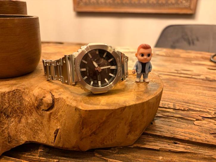 casio oak steel - gm-b2100sd-1aer solar  touch bluetooth, Sieraden, Tassen en Uiterlijk, Horloges | Heren, Zo goed als nieuw, Casio