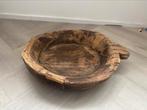 Oude houten schaal, Ophalen of Verzenden, Zo goed als nieuw, Rond, Hout