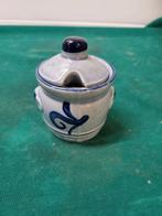 mosterd potje met deksel keuls aardewerk, Antiek en Kunst, Antiek | Servies los, Ophalen of Verzenden