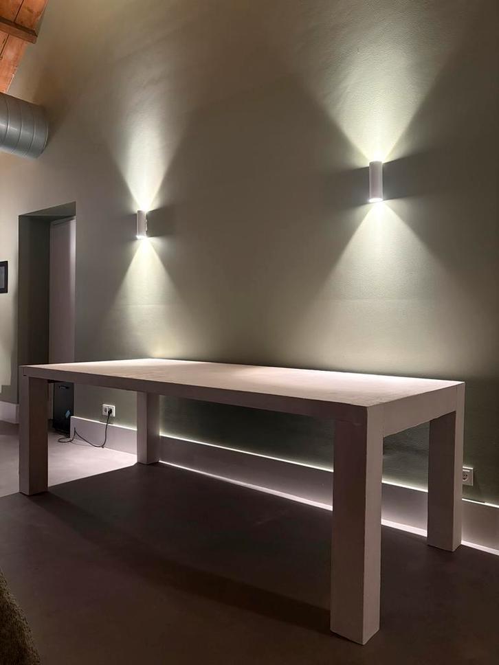 Cementum Tafel - 230x100cm, Huis en Inrichting, Tafels | Eettafels, Gebruikt, 50 tot 100 cm, 200 cm of meer, Vijf personen of meer