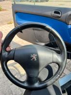 Peugeot 206 lederen stuur met airbag, Auto-onderdelen, Ophalen of Verzenden, Gebruikt, Peugeot