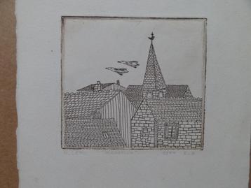 ets "Migration" van N.Letu 1977 E.A. beeldformaat 9 x 10 cm beschikbaar voor biedingen