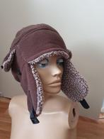 Bruine pilotenmuts muts, Ophalen of Verzenden, Gedragen