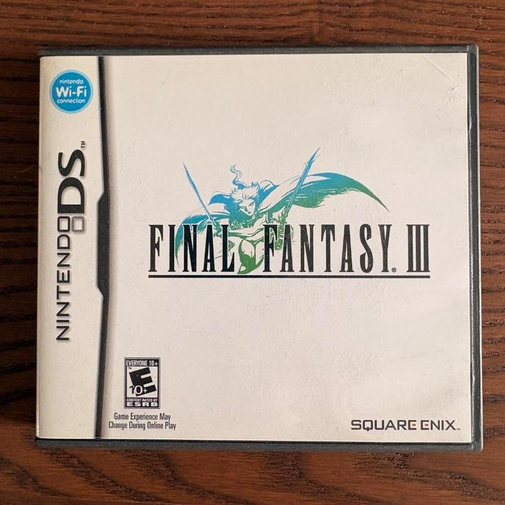 Final Fantasy III (Nintendo DS, NA versie), Spelcomputers en Games, Games | Nintendo DS, Zo goed als nieuw, Role Playing Game (Rpg)