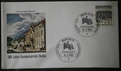 4x FDC Berlin 1968 compleet, Postzegels en Munten, Postzegels | Eerstedagenveloppen, Onbeschreven, Europa, Ophalen of Verzenden