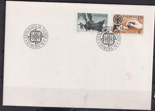 Zweden 1979 FDC Boot en Communicatie morse, Postzegels en Munten, Postzegels | Eerstedagenveloppen, Onbeschreven, Europa, Ophalen of Verzenden