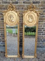 Set Elegante passpiegels met amulet, Huis en Inrichting, Woonaccessoires | Spiegels, Minder dan 50 cm, Ophalen of Verzenden, Minder dan 100 cm