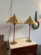 Vintage design tafellampen, Hollywood regency schemerlampen, Ophalen, Gebruikt, -, Metaal