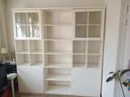 Witte wandkast / boekenkast van Ikea, in 3 delen, Ophalen, Kunststof, 200 cm of meer, 25 tot 50 cm