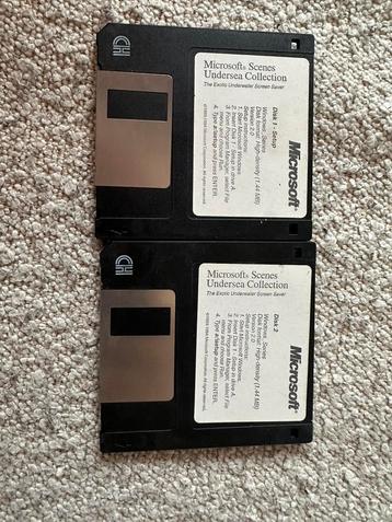 Microsoft floppy’s win 98 en scenes beschikbaar voor biedingen