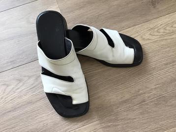 ECCO!Fijne Leren Teenslippers 37.Stijlvol&Kwaliteit! beschikbaar voor biedingen
