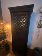 Zwart geverfd grenen laden/bufetkast, Huis en Inrichting, Kasten | Overige, Ophalen, Gebruikt