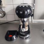Te koop smeg koffiemachine +delonghi koffiemolen, Witgoed en Apparatuur, Koffiezetapparaten, Gebruikt, 10 kopjes of meer, Koffiemachine