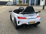 Mercedes-Benz GT-R AMG wit 12V Afstandsbediening, MP3, AUX, Kinderen en Baby's, Speelgoed | Buiten | Voertuigen en Loopfietsen