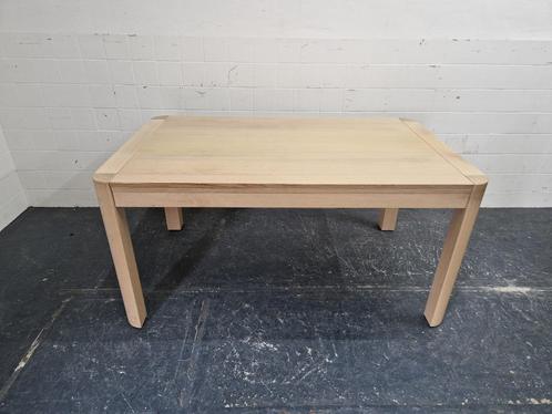 Uitschuiftafel / eettafel / eetkamertafel wit eiken 160/240, Huis en Inrichting, Tafels | Eettafels, Gebruikt, 50 tot 100 cm, 150 tot 200 cm