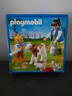 boerin met kalfje playmobil 4968  nieuw!, Ophalen of Verzenden, Nieuw, Complete set