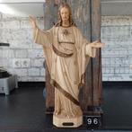 Jezus beeld. 52 cm, rustige kleuren, Antiek en Kunst, Antiek | Religie, Ophalen of Verzenden