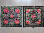 NIEUW! Thaise Handgemaakte Geborduurde Kussenslopen Thailand, Ophalen of Verzenden, Nieuw, Vierkant