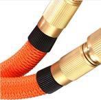 Tuinslang waterslang 1/2 tot 3/4'' 30m oranje GRATIS BEZORGD, Verzenden, Zo goed als nieuw, Tuinslang