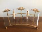 Trio set gouden antieken fotolijstje franse strik, Antiek en Kunst, Ophalen of Verzenden