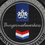 Patch Burger bij Defensie, Verzamelen, Ophalen, Landmacht, Nederland, Embleem of Badge