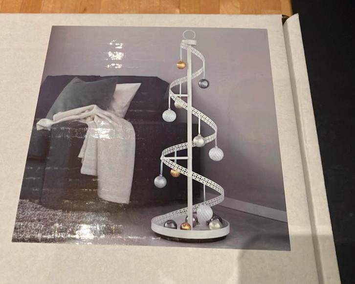 Metalen spiraal kerstboom, Diversen, Kerst, Zo goed als nieuw, Ophalen of Verzenden