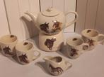 Jet servies Horses. (Paarden)., Keramiek, Overige typen, Ophalen of Verzenden, Zo goed als nieuw