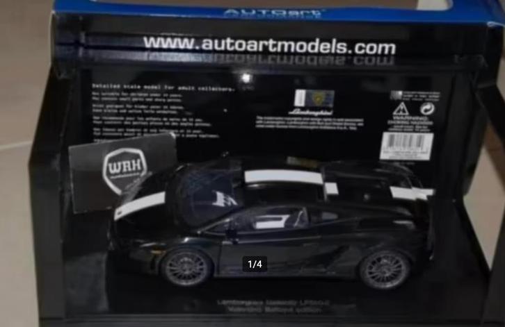 1:18 LAMBORGHINI GALLARDO BALBONI 74631 Autoart in box WRH, Hobby en Vrije tijd, Modelauto's | 1:18, Zo goed als nieuw, Auto, Autoart