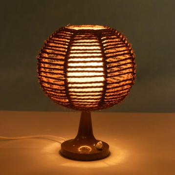 Vintage Japandi tafellamp jaren 70 beschikbaar voor biedingen
